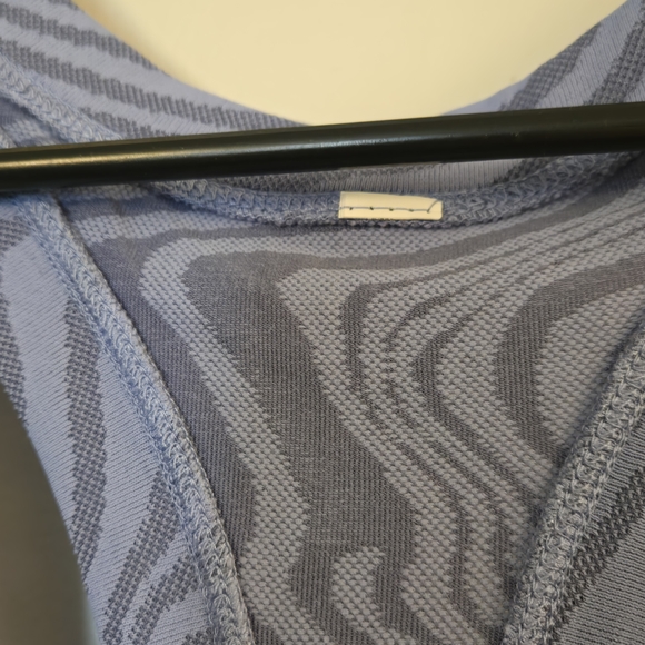 Blue Patterned Tank Top - Picture 7 of 8